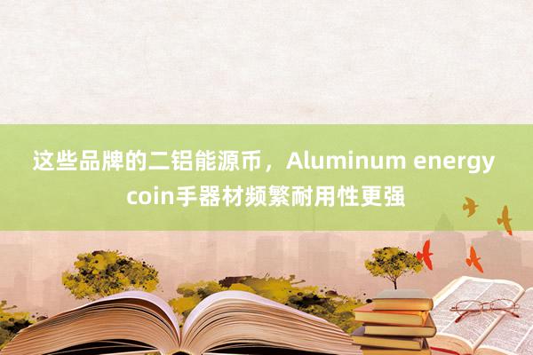 这些品牌的二铝能源币，Aluminum energy coin手器材频繁耐用性更强